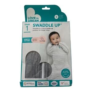 Love to Dream Swaddle UP Self-Soothing Sleep Sack Gray Size Small 8-13 lbs. NEW